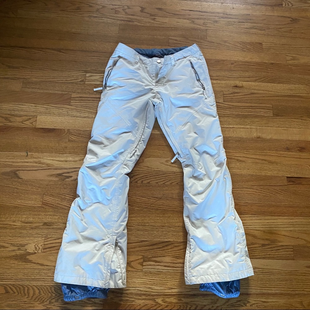 White burton snowboard snow ski pants